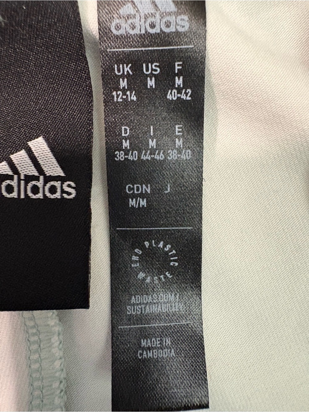 adidas x Marimekko Future Icons Flared Leggings Sz Medium Green & White Athletic - Picture 5 of 13